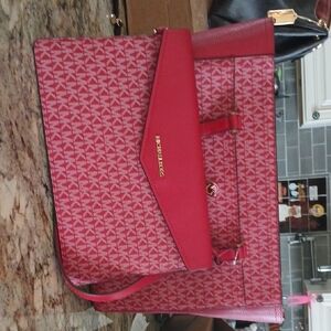 Michael Kors Red Crossbody Bag